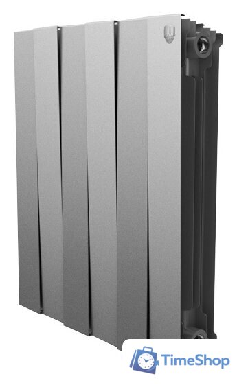 Биметаллический радиатор Royal Thermo PianoForte 500 Silver Satin (12 секций) - Изображение №1 — Интернет-магазин Time-Shop