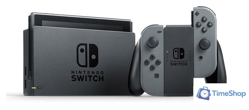 Игровая приставка Nintendo Switch 2019 (с серыми Joy-Con) - Изображение №2 — Интернет-магазин Time-Shop