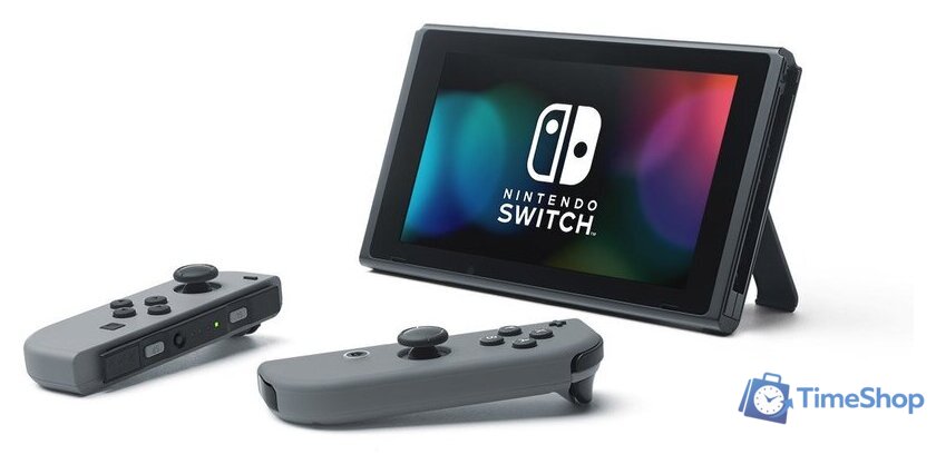 Игровая приставка Nintendo Switch 2019 (с серыми Joy-Con) - Изображение №4 — Интернет-магазин Time-Shop