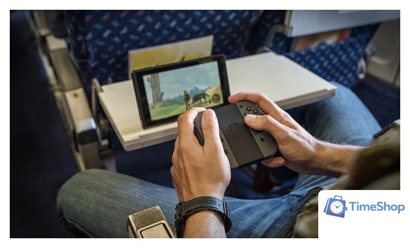 Игровая приставка Nintendo Switch 2019 (с серыми Joy-Con) - Изображение №9 — Интернет-магазин Time-Shop