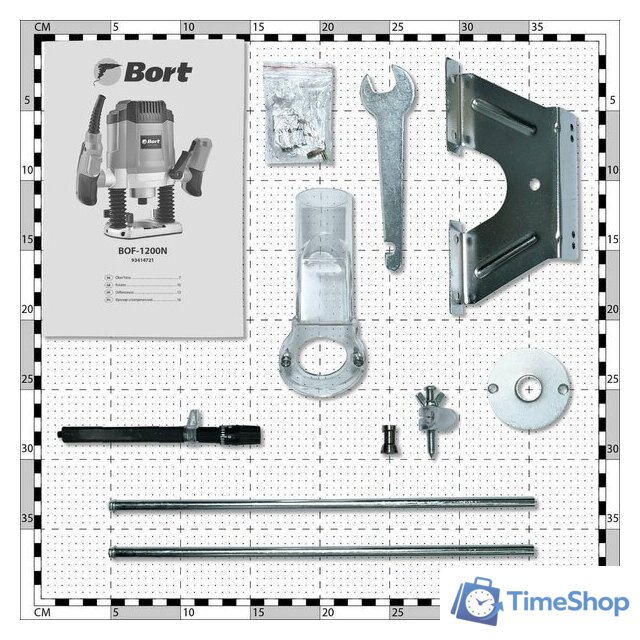 Вертикальный фрезер Bort BOF-1200N 93414721 - Изображение №10 — Интернет-магазин Time-Shop