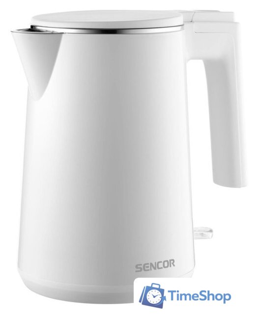 Электрический чайник Sencor SWK 0155WH - Изображение №1 — Интернет-магазин Time-Shop