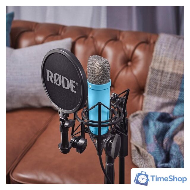 Проводной микрофон RODE NT1 Signature Series (голубой) - Изображение №6 — Интернет-магазин Time-Shop