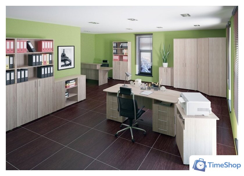 Тумба Премиум Акцент 1600 (шимо светлый) - Изображение №2 — Интернет-магазин Time-Shop