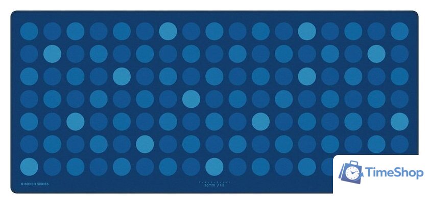 Коврик для стола NuPhy Bokeh Deskmat Mystic Indigo (синий) - Изображение №1 — Интернет-магазин Time-Shop