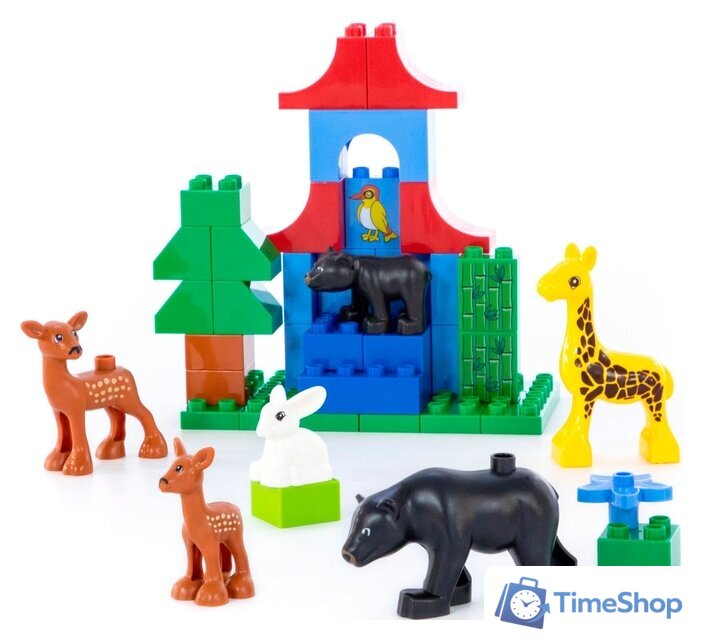 Конструктор Полесье 77721 Зоопарк - Изображение №5 — Интернет-магазин Time-Shop