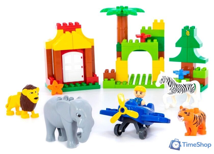 Конструктор Полесье 77721 Зоопарк - Изображение №4 — Интернет-магазин Time-Shop