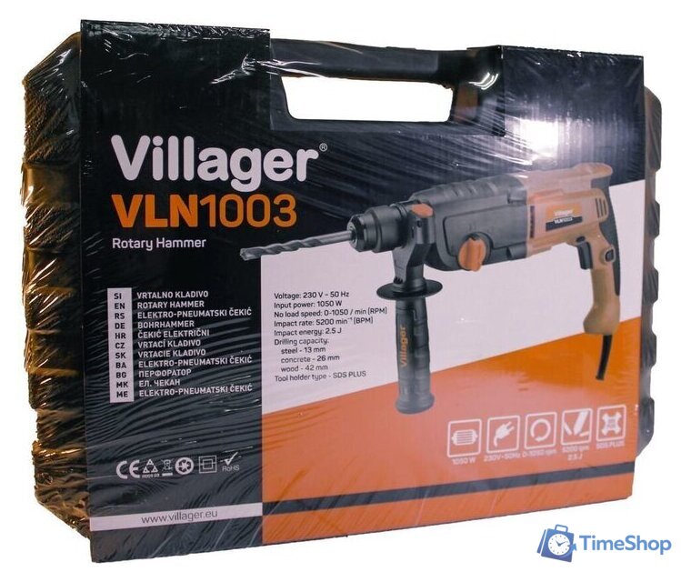 Перфоратор Villager VLN 1003 067018 - Изображение №7 — Интернет-магазин Time-Shop
