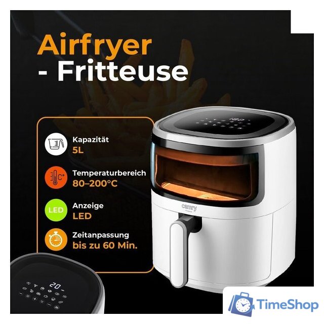 Аэрогриль (аэрофритюрница) Camry CR 6313 - Изображение №23 — Интернет-магазин Time-Shop