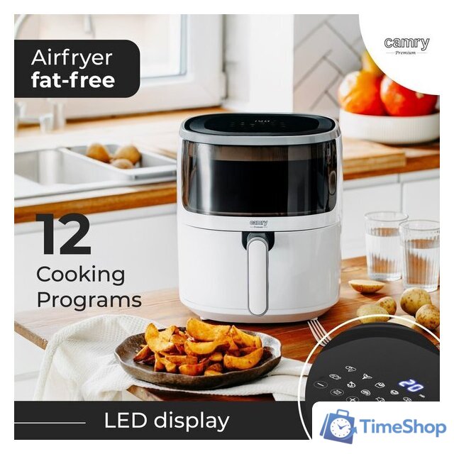 Аэрогриль (аэрофритюрница) Camry CR 6313 - Изображение №25 — Интернет-магазин Time-Shop