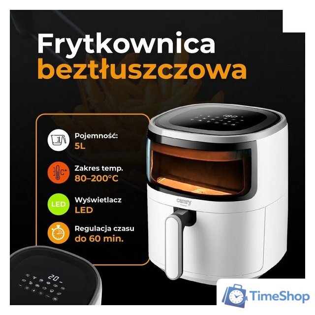 Аэрогриль (аэрофритюрница) Camry CR 6313 - Изображение №19 — Интернет-магазин Time-Shop