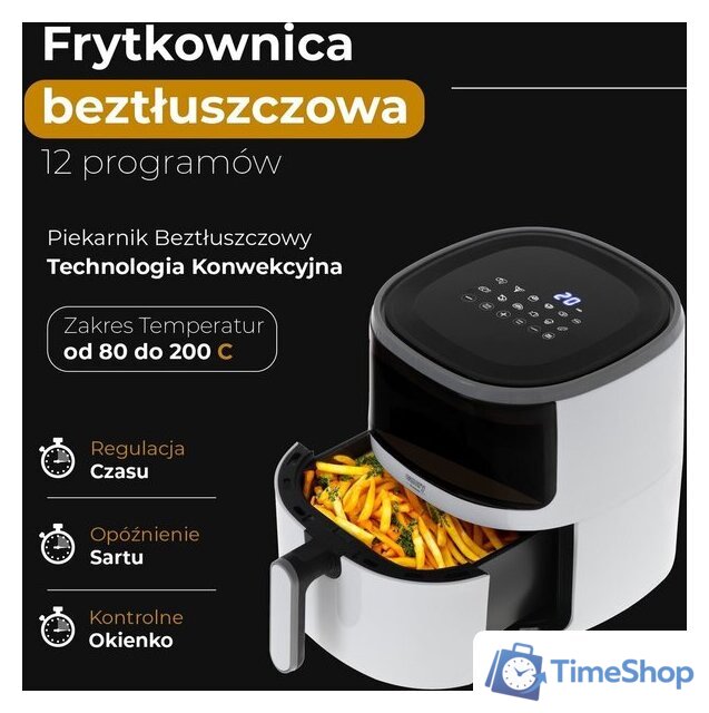 Аэрогриль (аэрофритюрница) Camry CR 6313 - Изображение №18 — Интернет-магазин Time-Shop