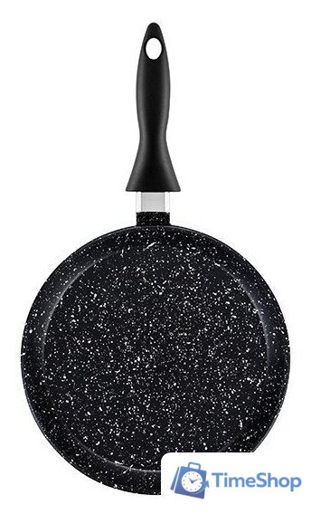Блинная сковорода Elan Gallery Гармония вкуса 120112 (черный мрамор) - Изображение №2 — Интернет-магазин Time-Shop