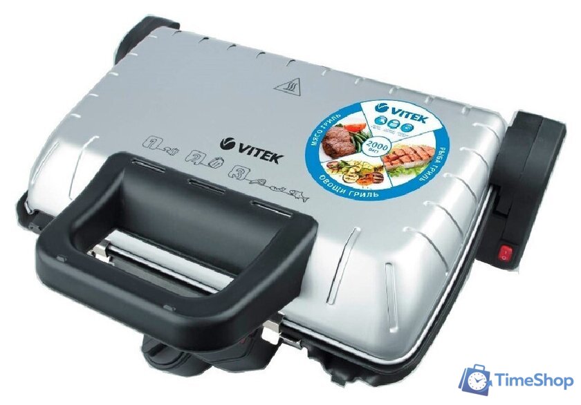 Электрогриль Vitek VT-2633 SR - Изображение №2 — Интернет-магазин Time-Shop