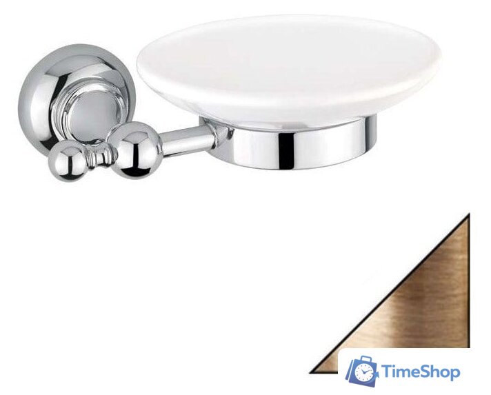 Мыльница Cezares Aphrodite-SODS-02-M (белый/бронза) - Изображение №1 — Интернет-магазин Time-Shop