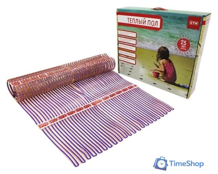 Нагревательный мат СТН City Heat 4х1 м 600 Вт - Изображение №1 — Интернет-магазин Time-Shop
