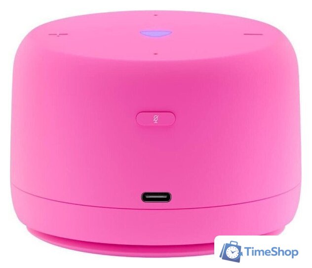 Умная колонка Яндекс Станция Лайт 2 без часов (розовый) - Изображение №4 — Интернет-магазин Time-Shop