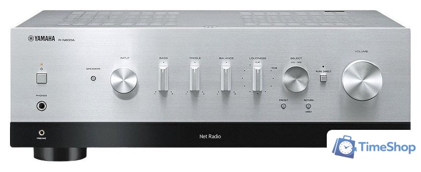 Сетевой ресивер Yamaha R-N800A (серебристый) - Изображение №1 — Интернет-магазин Time-Shop