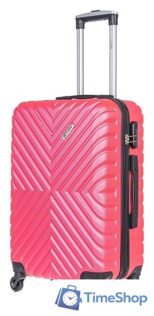 Чемодан-спиннер L'Case New-Delhi BCP-1205 (M, розовый) - Изображение №1 — Интернет-магазин Time-Shop