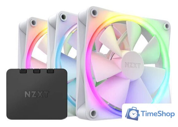 Комплект вентиляторов для корпуса NZXT F120 RGB Triple Pack RF-R12TF-W1 - Изображение №1 — Интернет-магазин Time-Shop