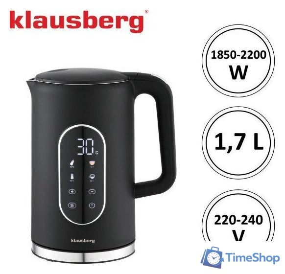 Электрический чайник Klausberg KB-7891 - Изображение №19 — Интернет-магазин Time-Shop
