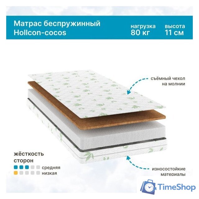 Матрас Seven Dreams Hollcon-cocos 415232 (80x180) - Изображение №4 — Интернет-магазин Time-Shop