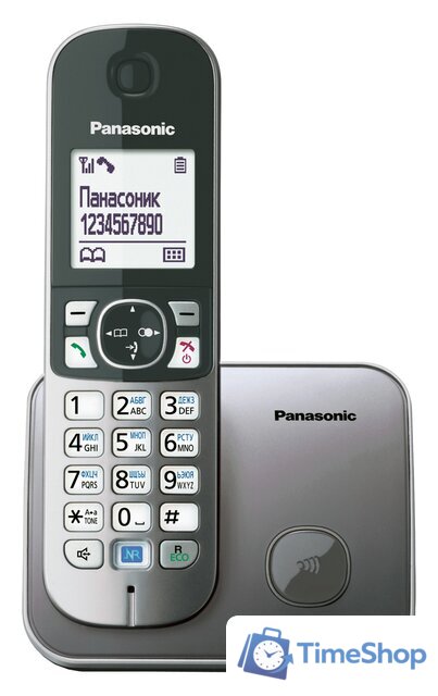 Радиотелефон Panasonic KX-TG6811RUM - Изображение №1 — Интернет-магазин Time-Shop