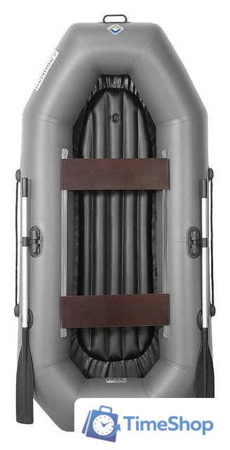 Моторно-гребная лодка Лоцман Гребная под мотор стандарт ЛС-240 ВНД (серый) - Изображение №2 — Интернет-магазин Time-Shop