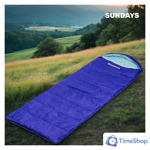 Спальный мешок Sundays ZC-SB010 (4 шт, синий) - Изображение №15 — Интернет-магазин Time-Shop