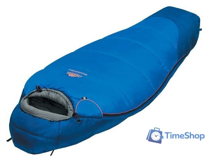 Спальный мешок AlexikA Mountain Child (левая молния, синий) - Изображение №1 — Интернет-магазин Time-Shop