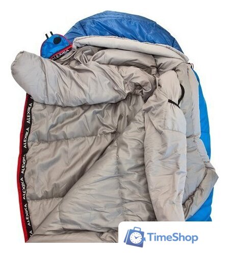 Спальный мешок AlexikA Mountain Child (левая молния, синий) - Изображение №15 — Интернет-магазин Time-Shop