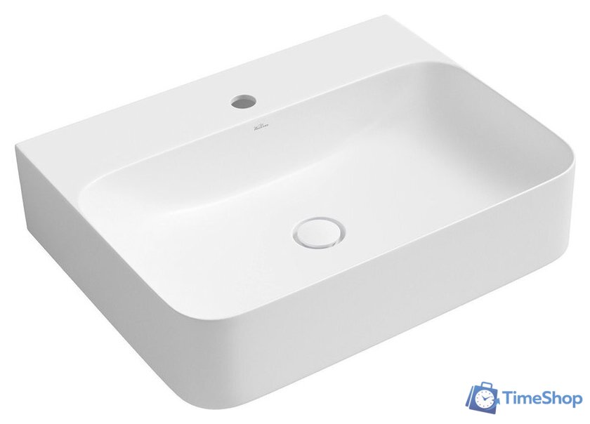 Умывальник Wellsee Clermont 302609000 с донным клапаном click-clack - Изображение №2 — Интернет-магазин Time-Shop