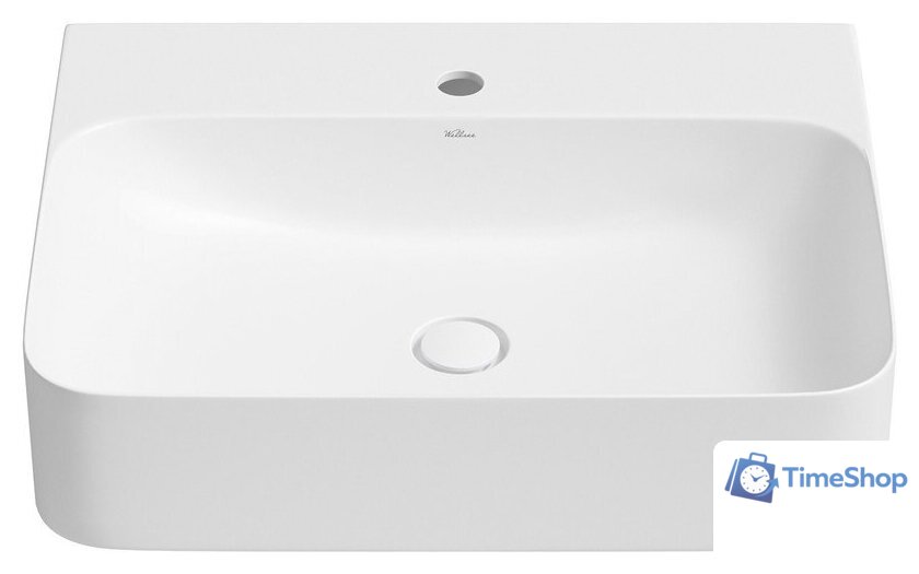 Умывальник Wellsee Clermont 302609000 с донным клапаном click-clack - Изображение №1 — Интернет-магазин Time-Shop