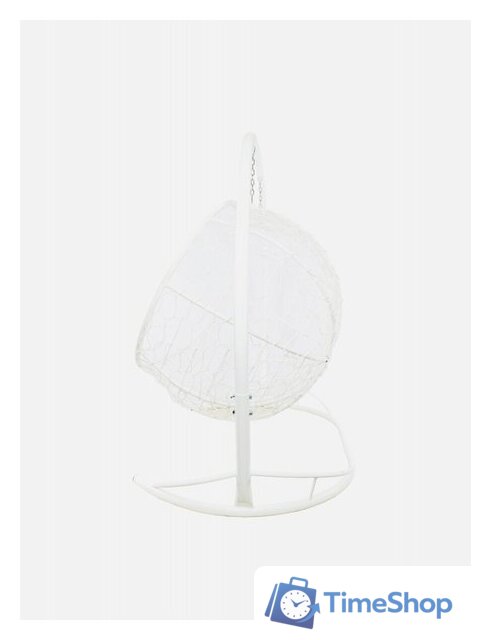 Подвесной диван M-Group Лежебока 11180109 (с белым ротангом/серая подушка) - Изображение №10 — Интернет-магазин Time-Shop