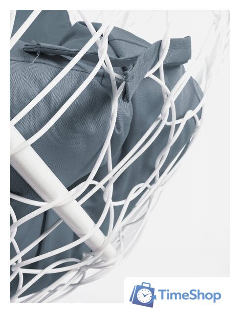 Подвесной диван M-Group Лежебока 11180109 (с белым ротангом/серая подушка) - Изображение №6 — Интернет-магазин Time-Shop