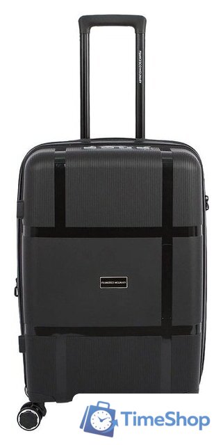 Чемодан-спиннер Francesco Molinary 341-AT309/3-23BLK (черный) - Изображение №1 — Интернет-магазин Time-Shop