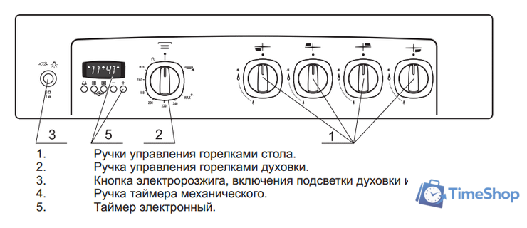 Кухонная плита GEFEST 6500-03 0042 - Изображение №2 — Интернет-магазин Time-Shop