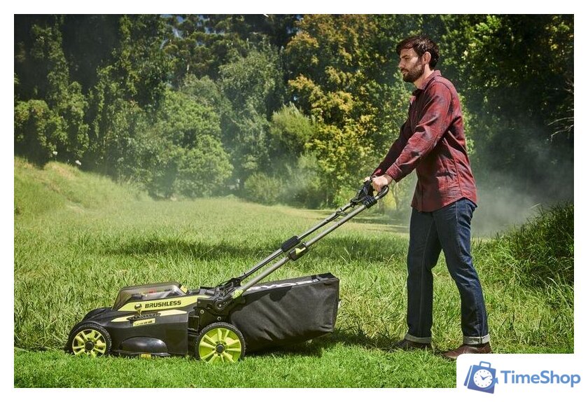 Газонокосилка Ryobi RY36LMX51A-160 (с 1-им АКБ) - Изображение №3 — Интернет-магазин Time-Shop