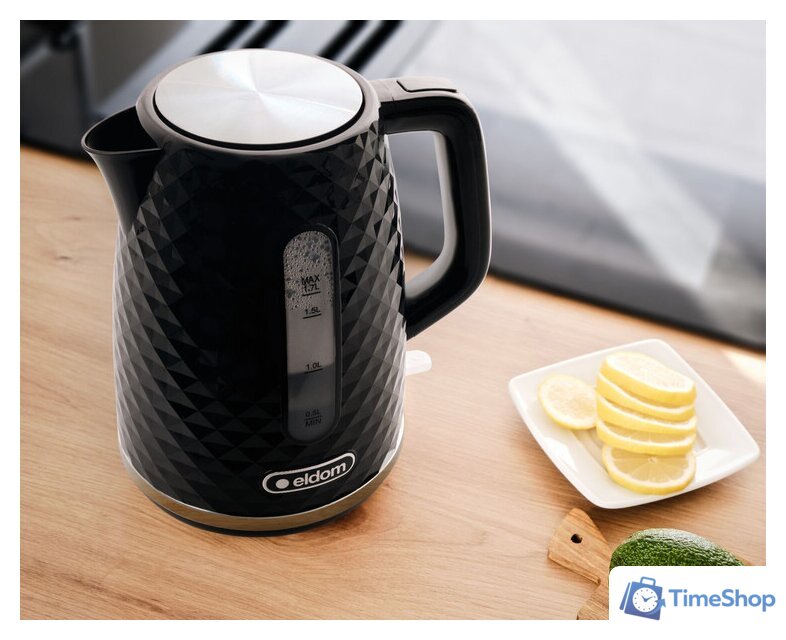 Электрический чайник Eldom C280 (черный) - Изображение №2 — Интернет-магазин Time-Shop
