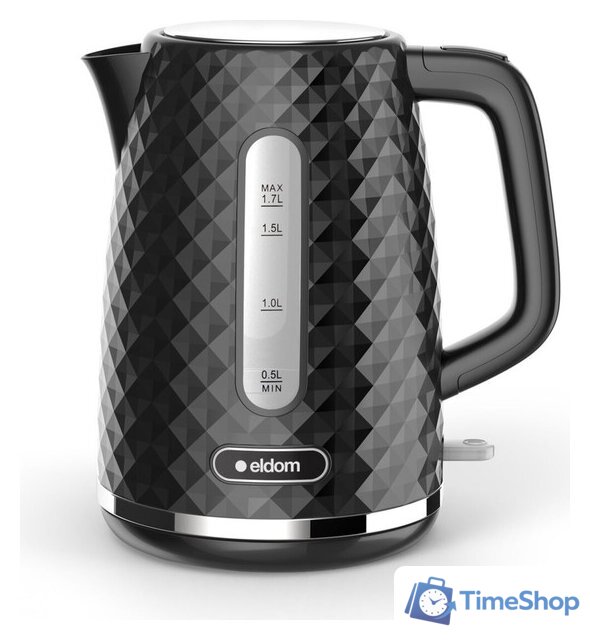 Электрический чайник Eldom C280 (черный) - Изображение №1 — Интернет-магазин Time-Shop