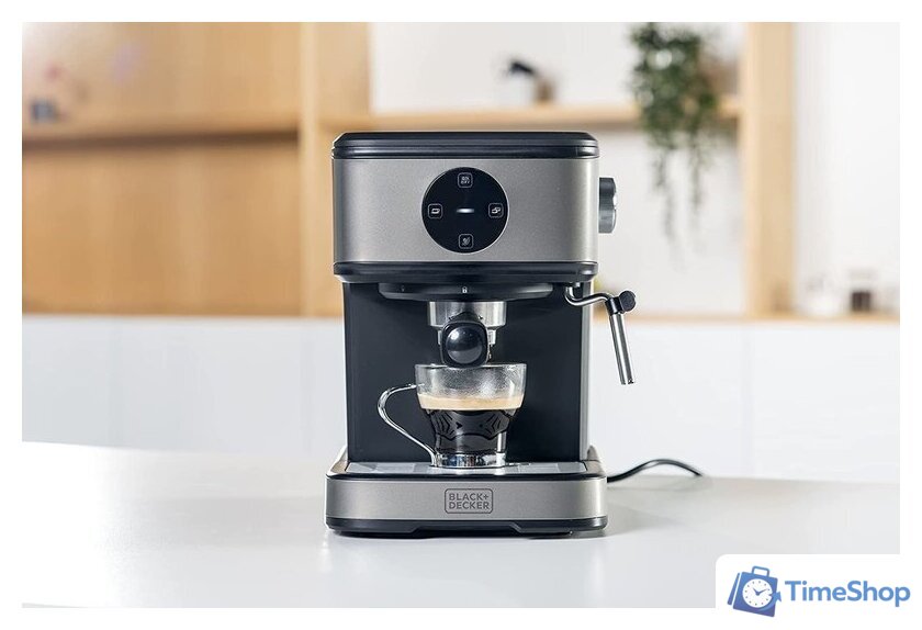 Рожковая кофеварка Black & Decker BXCO850E - Изображение №6 — Интернет-магазин Time-Shop