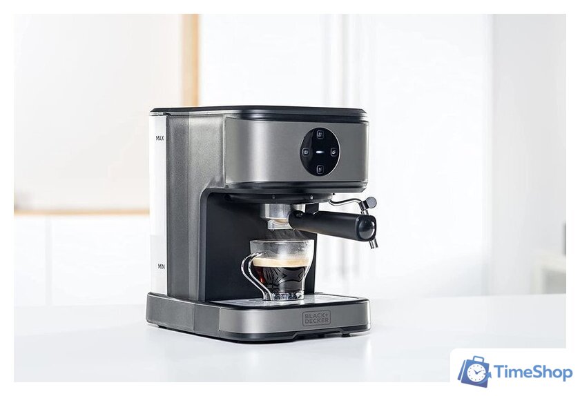 Рожковая кофеварка Black & Decker BXCO850E - Изображение №5 — Интернет-магазин Time-Shop