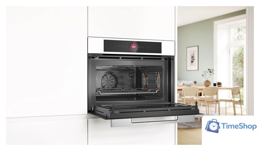 Электрический духовой шкаф Bosch Serie 8 CMG7241W1 - Изображение №4 — Интернет-магазин Time-Shop