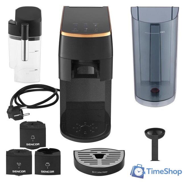 Капсульная кофеварка Sencor SCC 3000BK - Изображение №7 — Интернет-магазин Time-Shop