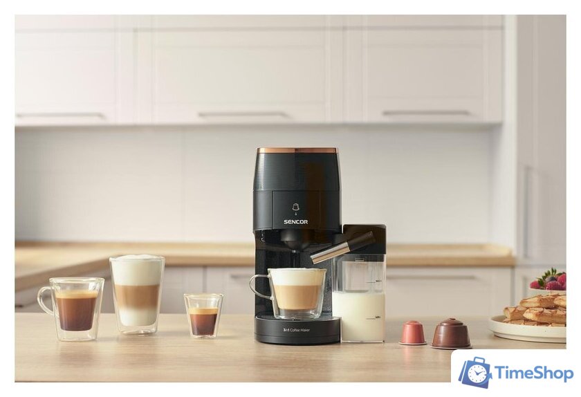 Капсульная кофеварка Sencor SCC 3000BK - Изображение №12 — Интернет-магазин Time-Shop