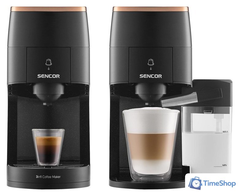 Капсульная кофеварка Sencor SCC 3000BK - Изображение №5 — Интернет-магазин Time-Shop