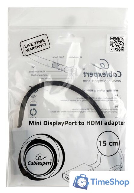 Адаптер Cablexpert A-mDPM-HDMIF4K-01 - Изображение №2 — Интернет-магазин Time-Shop