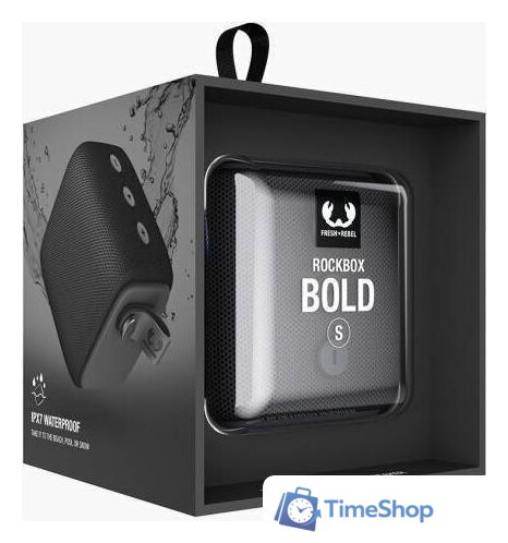 Беспроводная колонка Fresh'n Rebel Rockbox Bold S Storm Grey - Изображение №6 — Интернет-магазин Time-Shop