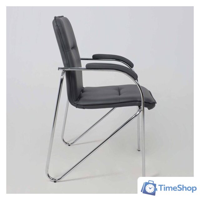 Офисный стул AksHome Samba Aks-1 (Pegasso темно-серый/подлокотники мягкие) - Изображение №4 — Интернет-магазин Time-Shop