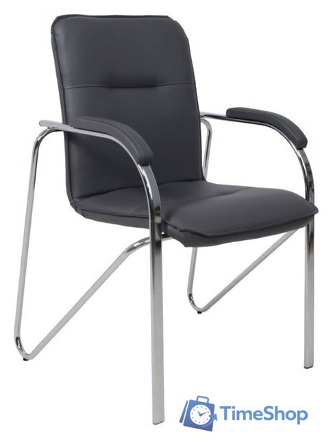 Офисный стул AksHome Samba Aks-1 (Pegasso темно-серый/подлокотники мягкие) - Изображение №1 — Интернет-магазин Time-Shop